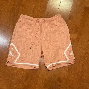 Jordan Peach Athletic Shorts for Men